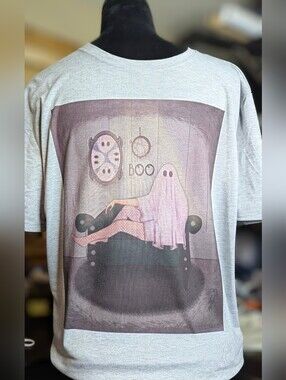 Draw Me Like One Of Your French Ghouls Graphic Shirt Heather Grey Short Sleeve